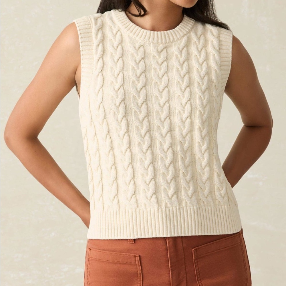 Faherty Sunwashed Sweater Vest